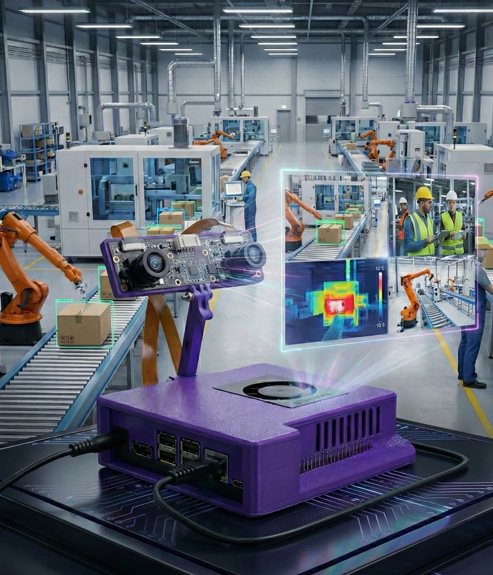 Jetson Orin Nano Field Kit in Factory Context